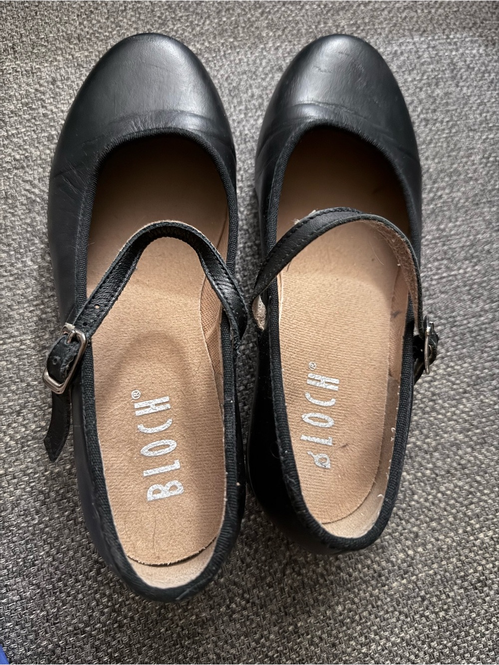 Bloch Black Mary Jane Tap Shoes with Buckle Strap